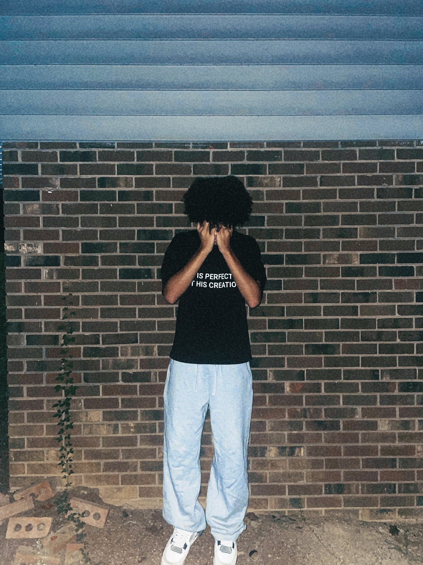 "GOD IS PERFECT TEE" BLACK